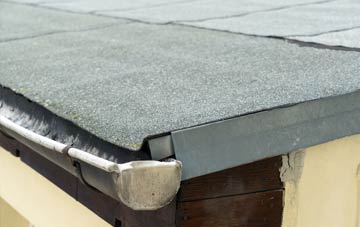repair or replace Hoff flat roofing?