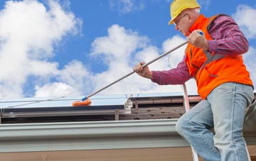 Hoff soft wash roof cleaning